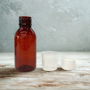 100 ml Amber plastic PET Pharma Bottle