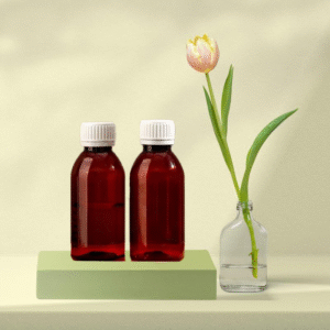 100 ml Amber plastic PET Pharma Bottle