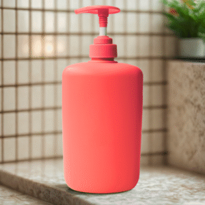 1L Round HDPE Shampoo Bottle