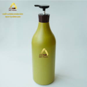Chai HDPE 2L nhiều màu đựng dung dịch hóa mỹ phẩm – Không rò rỉ, dễ dán nhãn