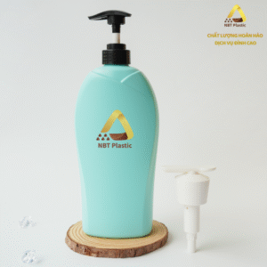 Chai nhựa HDPE 1 lít kiểu dáng mềm mại, nữ tính