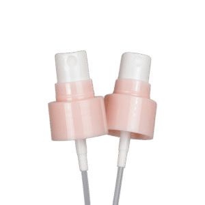 NBT Transparent Pink Plastic Stock 24/410 PP Mist Sprayer Pump Small Perfume Spray with Lids for Chemical Use Made in Vietnam