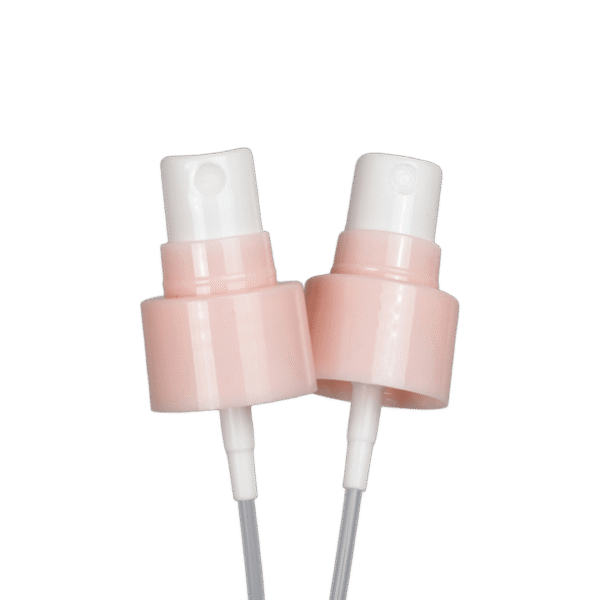 NBT Transparent Pink Plastic Stock 24/410 PP Mist Sprayer Pump Small Perfume Spray with Lids for Chemical Use Made in Vietnam