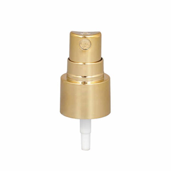 NBT Wholesale Fine Mist Perfume Cap Spray Pump 24/410 Mist Sprayer Gold Color Perfume Pump for Chemical Use