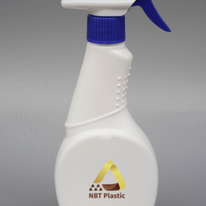 NBT Plastic 350ml White Detergent Bottle HDPE Cleanser Trigger Spray Bottle Plastic Pump Chemical Trigger Sprayer Bottle