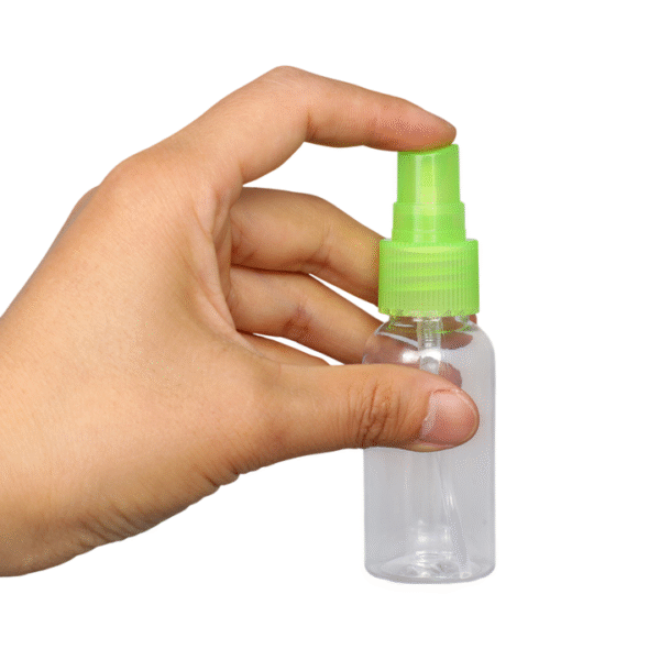 NBT Plastic Wholesales Custom Purple & Green 20/410 Fine Mist Sprayer Pump Half Cap with Green Color for Chemical Use