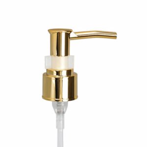 NBT Hot Sale Gold Silver Plating Liquid Soap Dispenser Pump Plastic Metal for Lotion Bottles for Chemical Manufactured Plastic