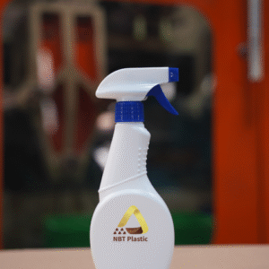 NBT Plastic 350ml White Detergent Bottle HDPE Cleanser Trigger Spray Bottle Plastic Pump Chemical Trigger Sprayer Bottle