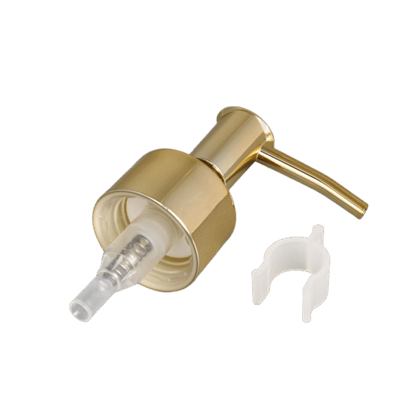 NBT Hot Sale Gold Silver Plating Liquid Soap Dispenser Pump Plastic Metal for Lotion Bottles for Chemical Manufactured Plastic