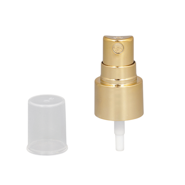 NBT Wholesale Fine Mist Perfume Cap Spray Pump 24/410 Mist Sprayer Gold Color Perfume Pump for Chemical Use