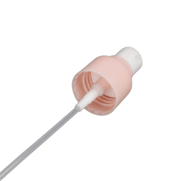 NBT Transparent Pink Plastic Stock 24/410 PP Mist Sprayer Pump Small Perfume Spray with Lids for Chemical Use Made in Vietnam