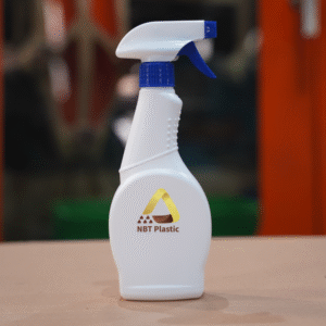 NBT Plastic 350ml White Detergent Bottle HDPE Cleanser Trigger Spray Bottle Plastic Pump Chemical Trigger Sprayer Bottle