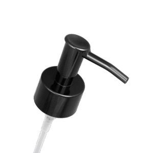 NBT Hotel Liquid Soap Dispensers Stainless Steel and Plastic Longan Empty Black Bottle with 28400 Black Pump Metal Finish