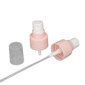 NBT Transparent Pink Plastic Stock 24/410 PP Mist Sprayer Pump Small Perfume Spray with Lids for Chemical Use Made in Vietnam