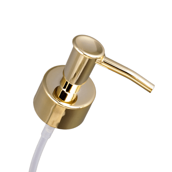NBT Hot Sale Gold Silver Plating Liquid Soap Dispenser Pump Plastic Metal for Lotion Bottles for Chemical Manufactured Plastic