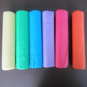 Flat garbage bags on roll – durable HDPE/LDPE trash bags with flat bottom seal, ideal for household and commercial waste disposal